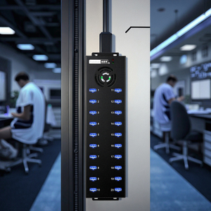 Sipolar 20 Port USB 2.0 Hub 20 Charger And Syncs Port