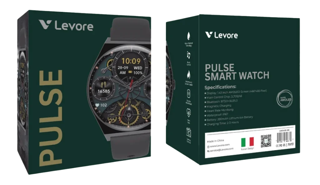 LEVORE PULSE Smart Watch LWS425 Features Showcase