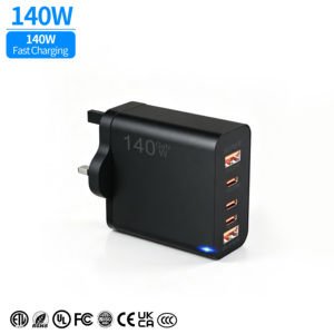 USB-C Fast Charging Desktop Adapter 140W GaN 5-Port Hub