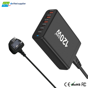 120W USB C Fast Charger Hub GaN PD Desktop 6-Port Adapter