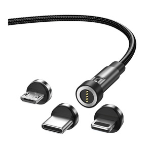 3 in 1 Magnetic Cable 540 Degree Rotating