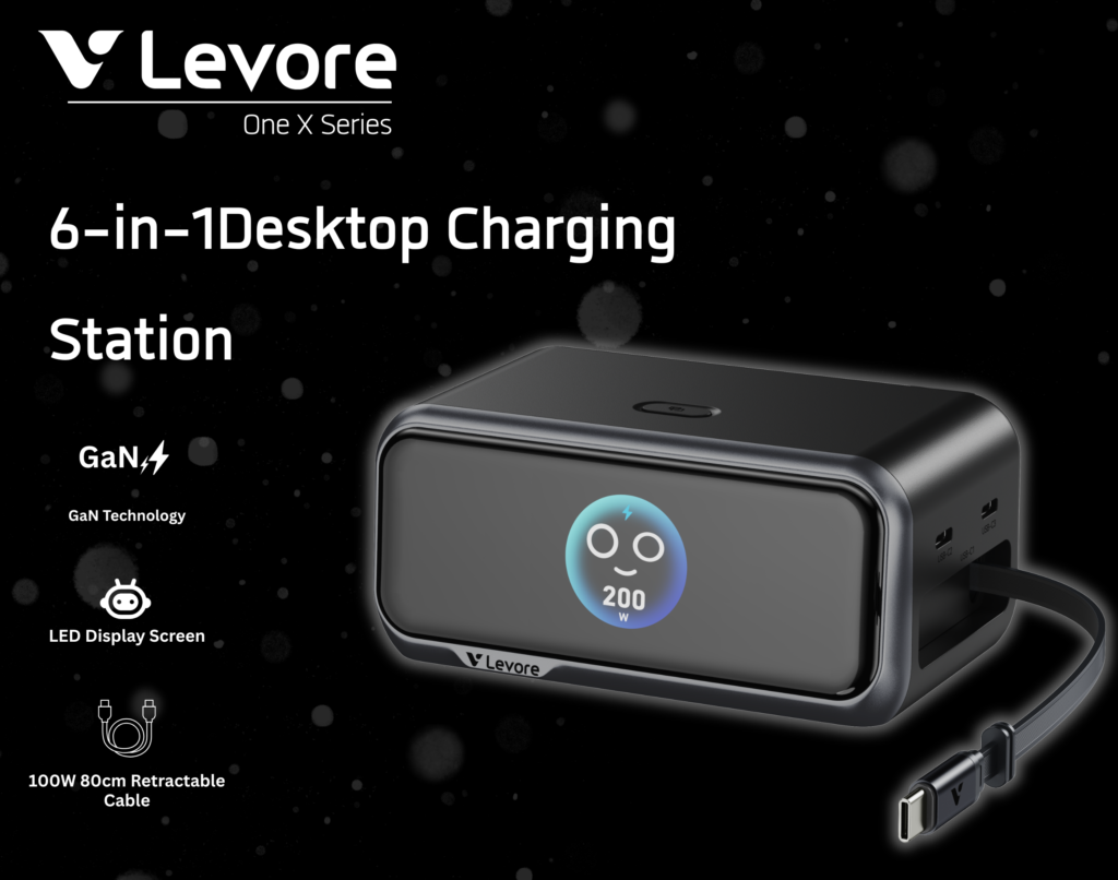 LEVORE GaN chargers and power bank collection