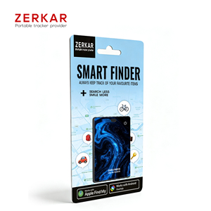 MFi Certified Ultra Slim 1.7mm Silicone Waterproof Smart Card Wallet Tracker